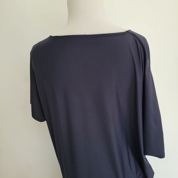 Athleta Sunlover Hilo UPF Dress Asymmetrical Navy Stretchy Women XXS - Picture 7 of 12
